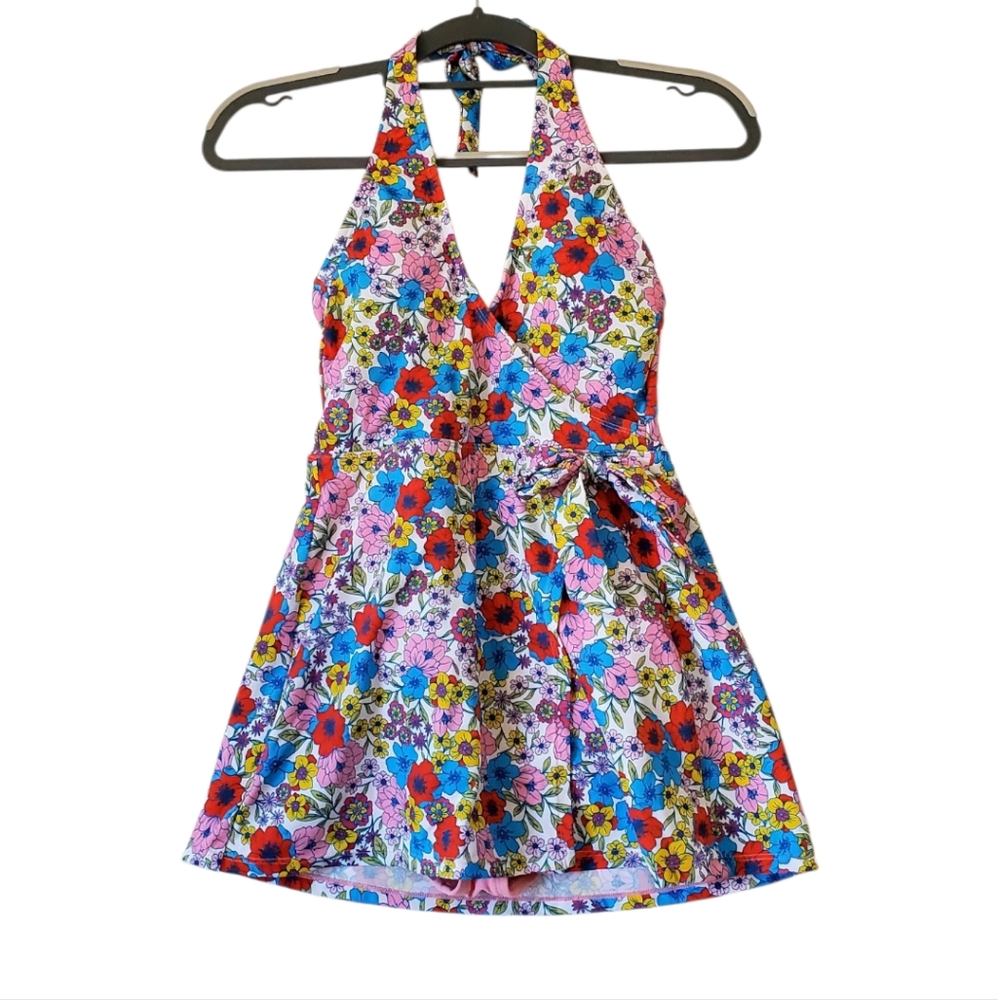 New Women's‎ Draper James RSVP Floral One Piece Swimsuit Size XS NWOT